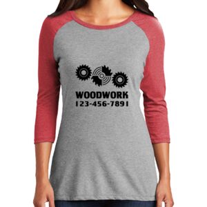 Women's 3/4 Raglan Tee Thumbnail