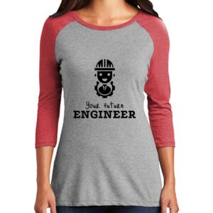 Women's 3/4 Raglan Tee Thumbnail