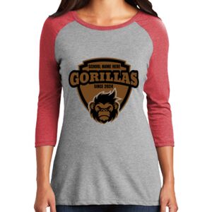 Women's 3/4 Raglan Tee Thumbnail