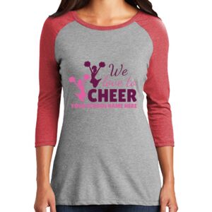 Women's 3/4 Raglan Tee Thumbnail