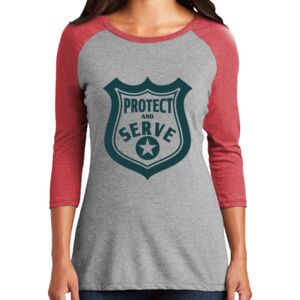 Women's 3/4 Raglan Tee Thumbnail