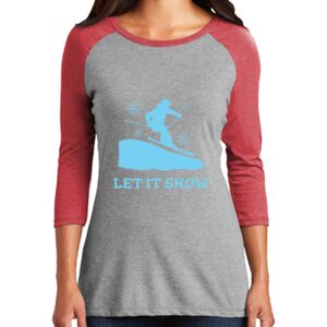 Women's 3/4 Raglan Tee Thumbnail