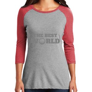 Women's 3/4 Raglan Tee Thumbnail