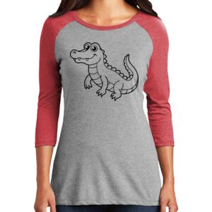 Women's 3/4 Raglan Tee Thumbnail