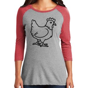 Women's 3/4 Raglan Tee Thumbnail