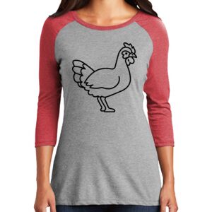 Women's 3/4 Raglan Tee Thumbnail
