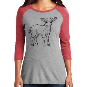 Women's 3/4 Raglan Tee Thumbnail