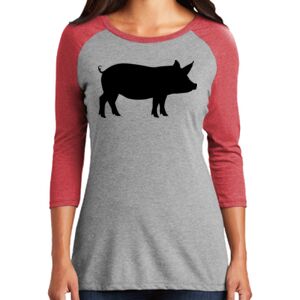 Women's 3/4 Raglan Tee Thumbnail