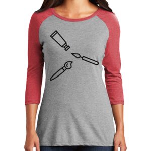 Women's 3/4 Raglan Tee Thumbnail