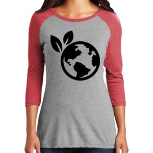 Women's 3/4 Raglan Tee Thumbnail