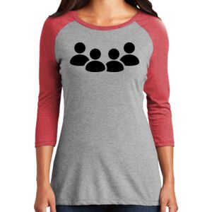 Women's 3/4 Raglan Tee Thumbnail