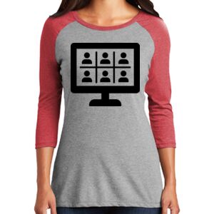 Women's 3/4 Raglan Tee Thumbnail