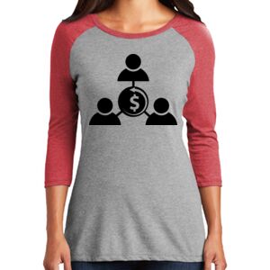 Women's 3/4 Raglan Tee Thumbnail