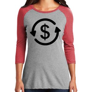 Women's 3/4 Raglan Tee Thumbnail