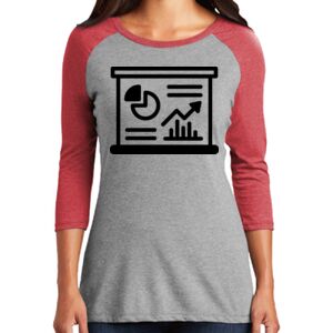Women's 3/4 Raglan Tee Thumbnail