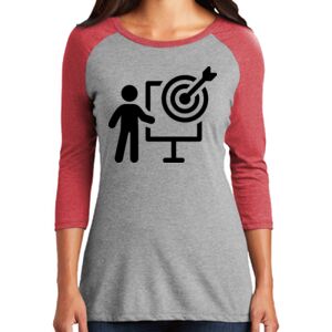 Women's 3/4 Raglan Tee Thumbnail
