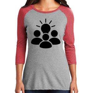 Women's 3/4 Raglan Tee Thumbnail