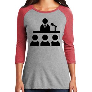 Women's 3/4 Raglan Tee Thumbnail