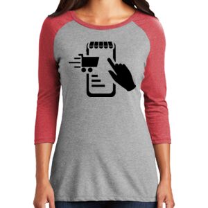 Women's 3/4 Raglan Tee Thumbnail