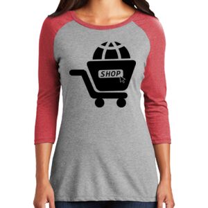 Women's 3/4 Raglan Tee Thumbnail