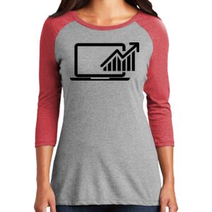 Women's 3/4 Raglan Tee Thumbnail