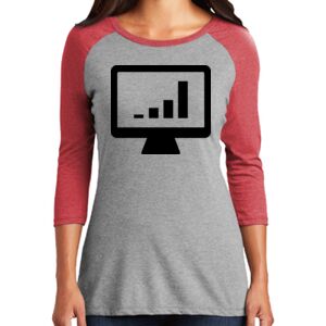 Women's 3/4 Raglan Tee Thumbnail