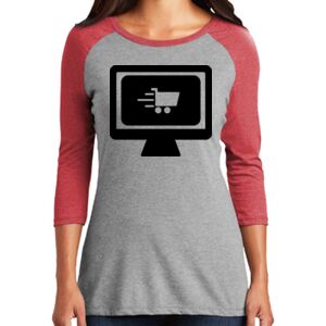 Women's 3/4 Raglan Tee Thumbnail