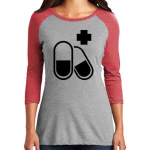 Women's 3/4 Raglan Tee Thumbnail