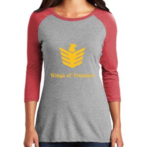 Women's 3/4 Raglan Tee Thumbnail