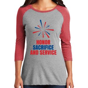 Women's 3/4 Raglan Tee Thumbnail