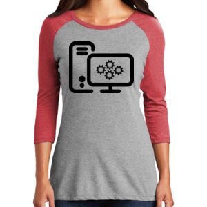 Women's 3/4 Raglan Tee Thumbnail