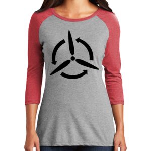 Women's 3/4 Raglan Tee Thumbnail