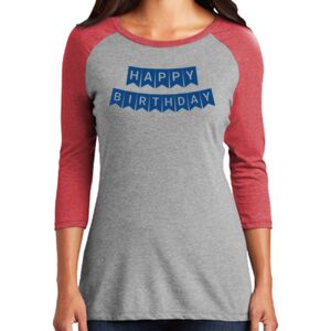 Women's 3/4 Raglan Tee Thumbnail