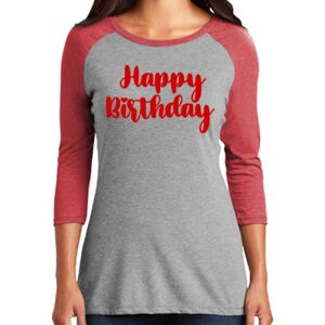 Women's 3/4 Raglan Tee Thumbnail