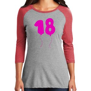 Women's 3/4 Raglan Tee Thumbnail