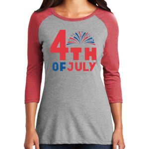 Women's 3/4 Raglan Tee Thumbnail