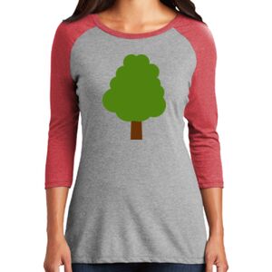 Women's 3/4 Raglan Tee Thumbnail