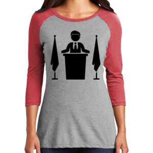 Women's 3/4 Raglan Tee Thumbnail