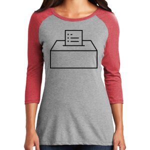 Women's 3/4 Raglan Tee Thumbnail