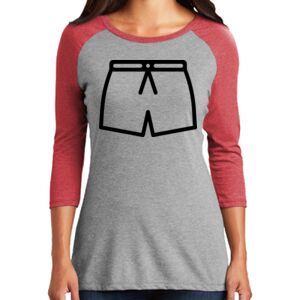 Women's 3/4 Raglan Tee Thumbnail