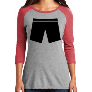 Women's 3/4 Raglan Tee Thumbnail