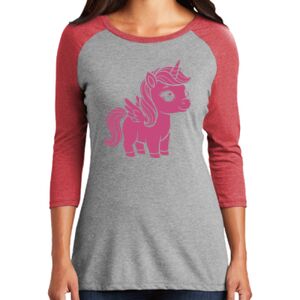 Women's 3/4 Raglan Tee Thumbnail