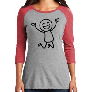 Women's 3/4 Raglan Tee Thumbnail
