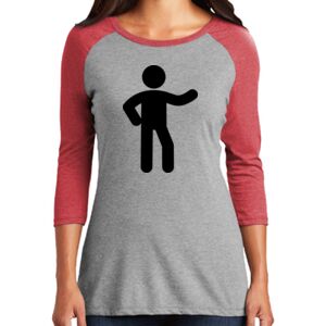 Women's 3/4 Raglan Tee Thumbnail