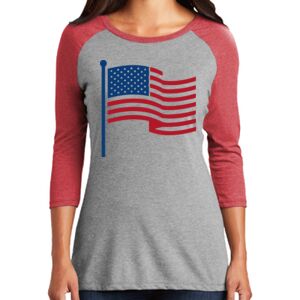 Women's 3/4 Raglan Tee Thumbnail