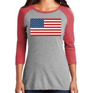 Women's 3/4 Raglan Tee Thumbnail