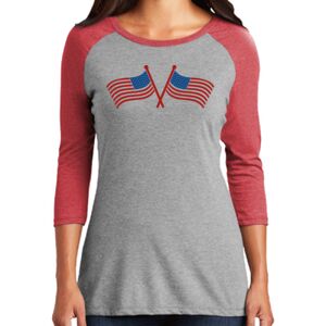 Women's 3/4 Raglan Tee Thumbnail