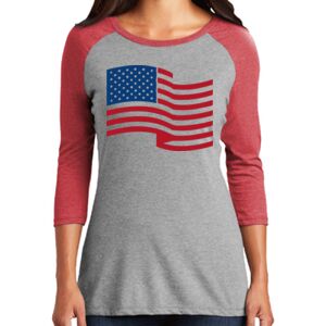Women's 3/4 Raglan Tee Thumbnail