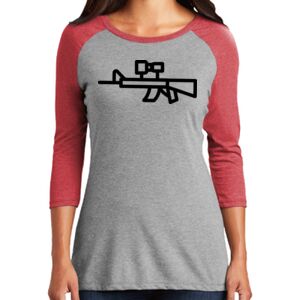 Women's 3/4 Raglan Tee Thumbnail