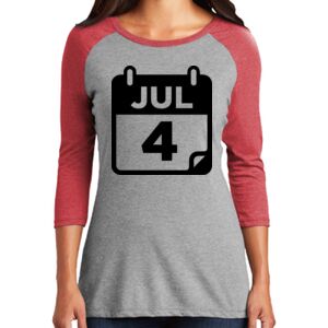 Women's 3/4 Raglan Tee Thumbnail